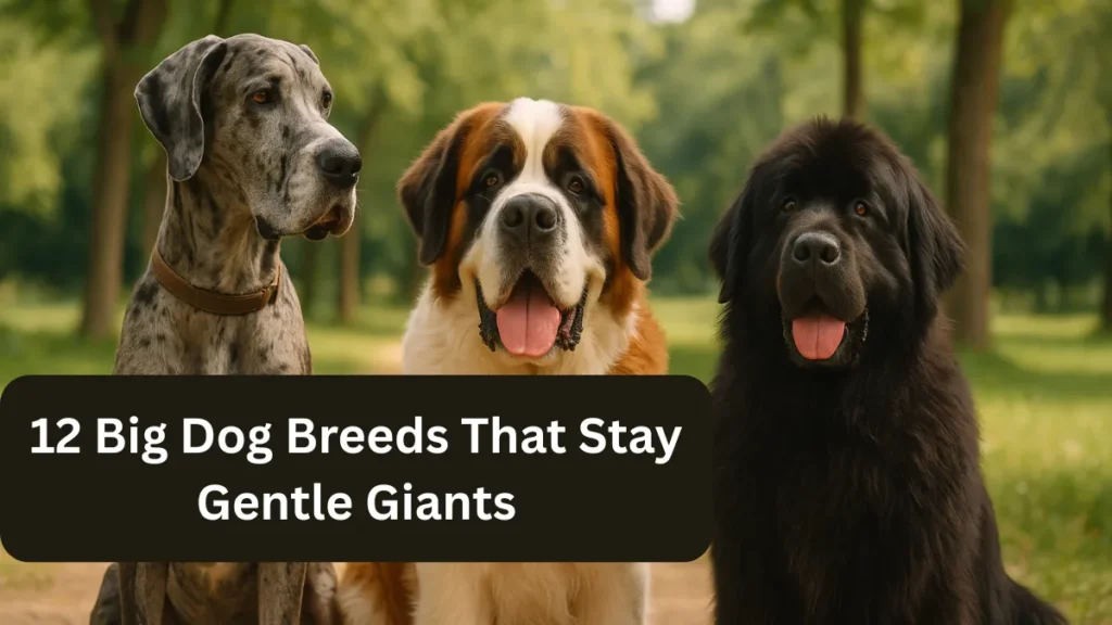 12 Big Dog Breeds That Stay Gentle Giants