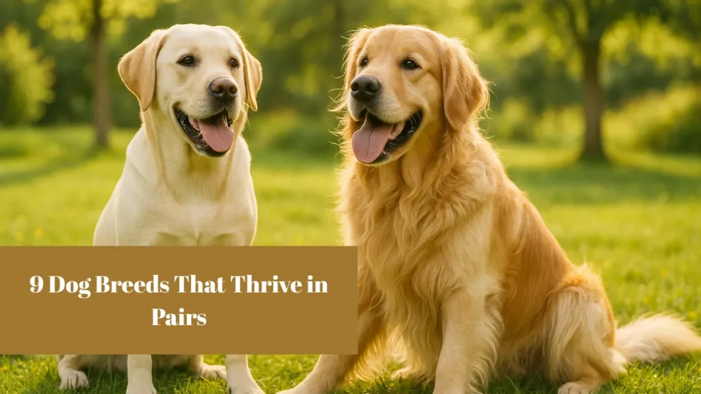 9 Dog Breeds That Thrive in Pairs