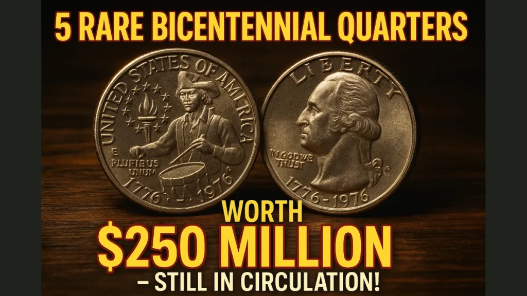 5 Rare Bicentennial Quarters Worth $250 Million, Still In Circulation