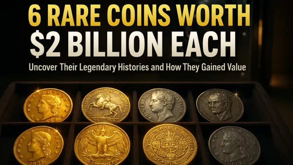 6 Rare Coins Worth $2 Billion Each: Uncover Their Legendary Histories And How They Gained Value