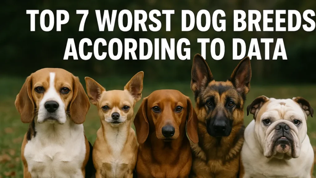 Top 7 Worst Dog Breeds, According To Data