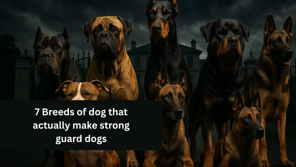 7 Breeds of dog that actually make strong guard dogs