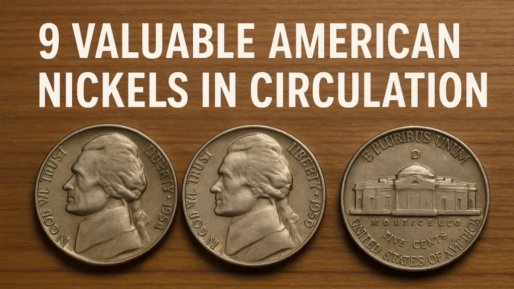 9 Valuable American Nickels in Circulation