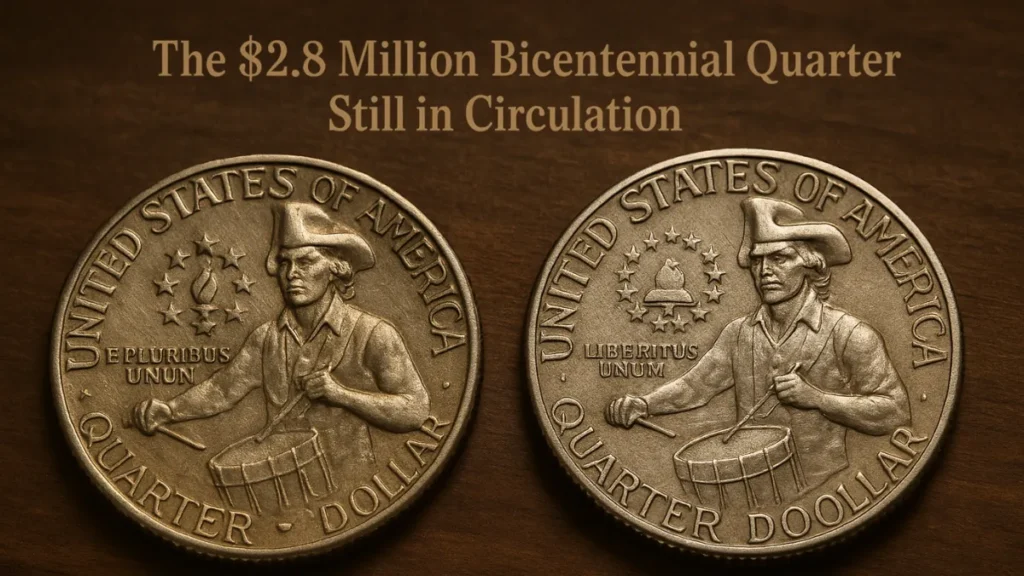 The 1976 Bicentennial Quarter With No Mint Mark Valued At $2.8 Million, Still In Circulation